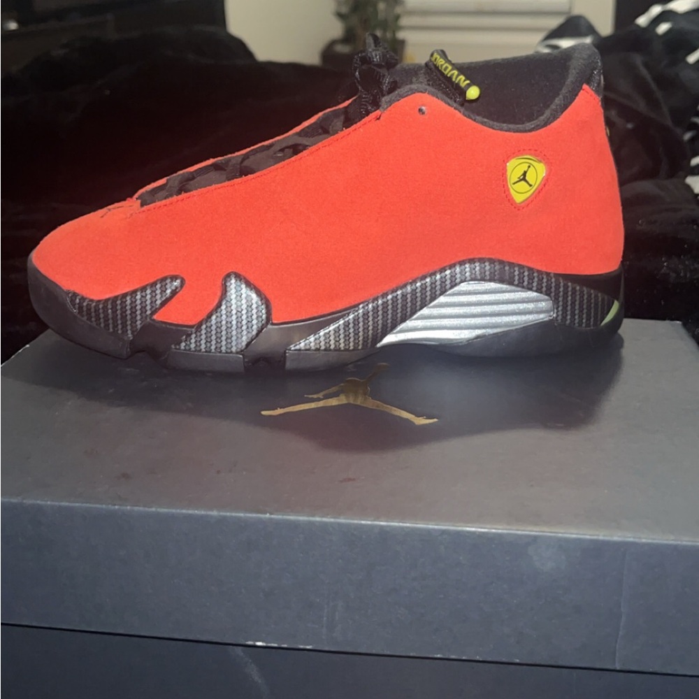 Jordan Red and Black Athletic Shoes “Ferrari limited edition”